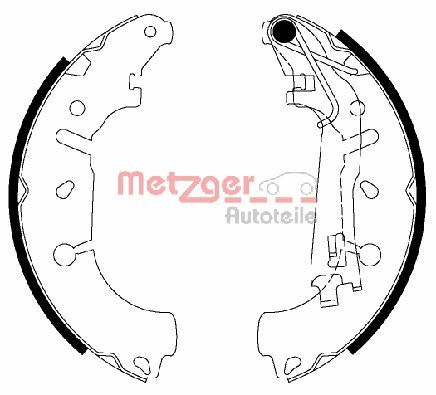 METZGER Piduriklotside komplekt MG 201