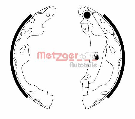 METZGER Комплект тормозных колодок MG 209