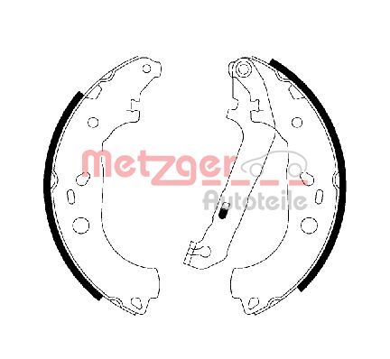 METZGER Piduriklotside komplekt MG 211