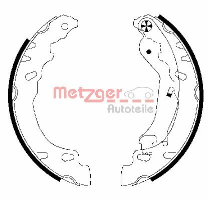 METZGER Piduriklotside komplekt MG 828