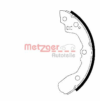 METZGER Комплект тормозных колодок MG 949