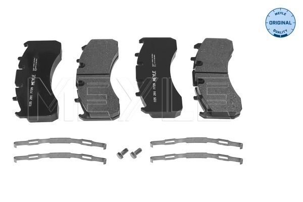 MEYLE Комплект тормозных колодок, дисковый тормоз 025 291 7729/S