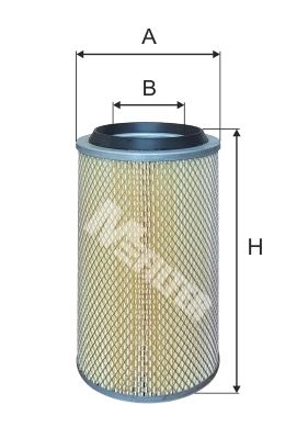 MFILTER Воздушный фильтр A 518