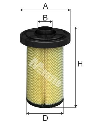 MFILTER Воздушный фильтр A 588