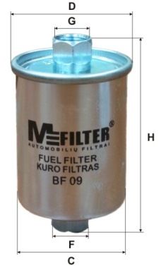 MFILTER Kütusefilter BF 09