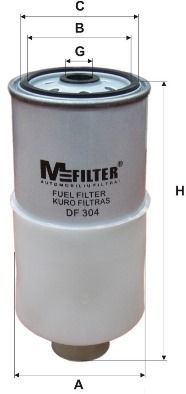 MFILTER Kütusefilter DF 304