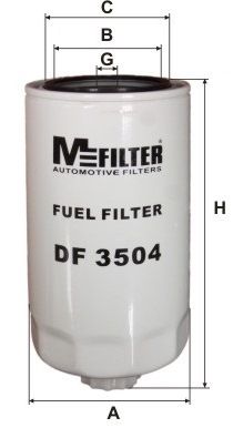 MFILTER Kütusefilter DF 3504