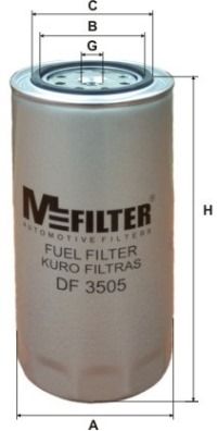 MFILTER Kütusefilter DF 3505