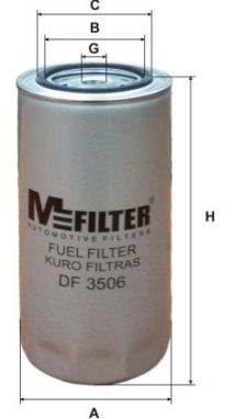 MFILTER Топливный фильтр DF 3506