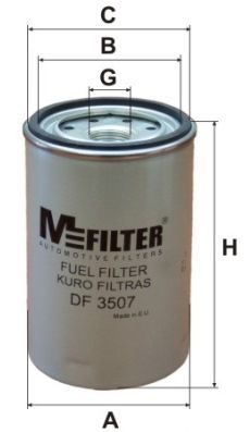 MFILTER Топливный фильтр DF 3507