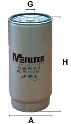 MFILTER Топливный фильтр DF 3516