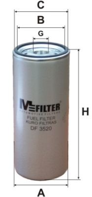 MFILTER Kütusefilter DF 3520