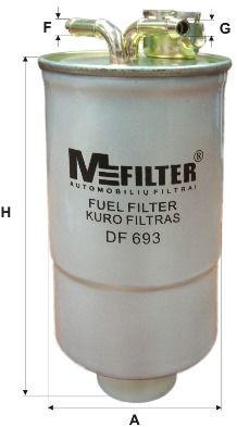 MFILTER Топливный фильтр DF 693