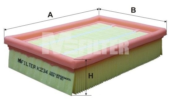 MFILTER Õhufilter K 234