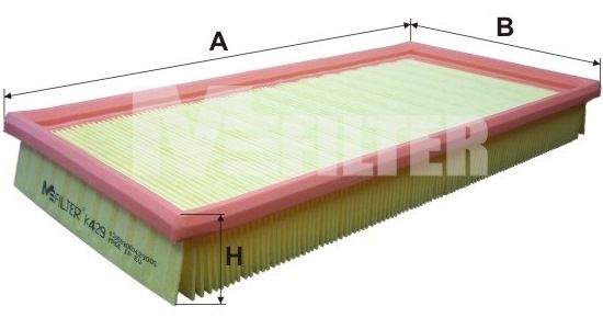 MFILTER Воздушный фильтр K 429