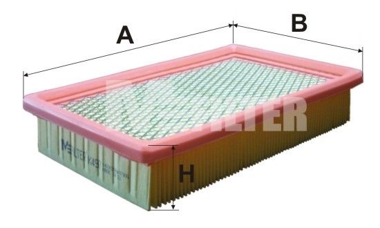 MFILTER Õhufilter K 497