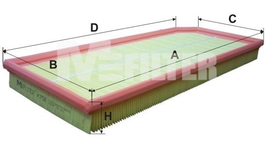 MFILTER Õhufilter K 750