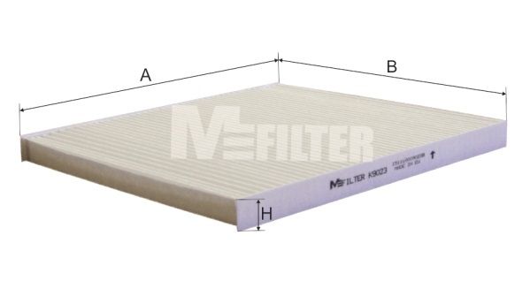 MFILTER Filter, interior air