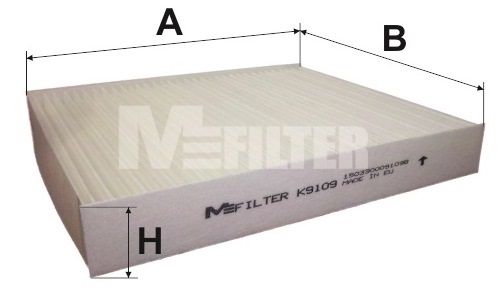 MFILTER Фильтр, воздух во внутренном пространстве K 9109