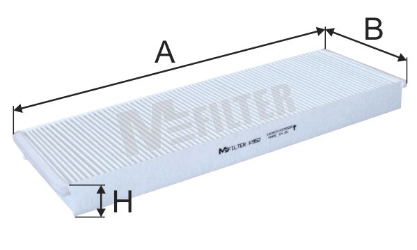 MFILTER Фильтр, воздух во внутренном пространстве K 952