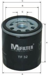 MFILTER Масляный фильтр TF 32