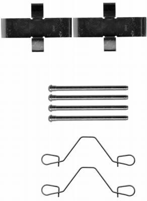 MINTEX Lisakomplekt, ketaspiduriklotsid MBA1138