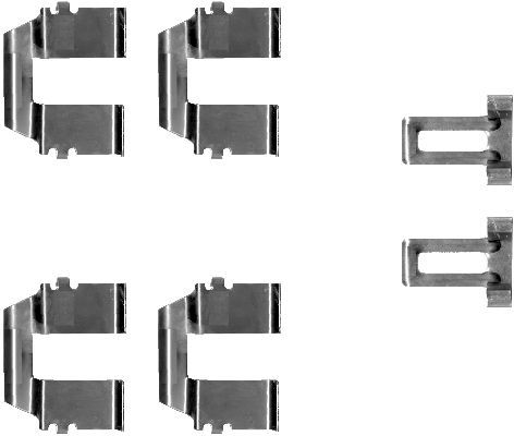 MINTEX Lisakomplekt, ketaspiduriklotsid MBA1233