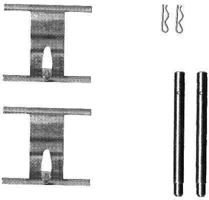 MINTEX Lisakomplekt, ketaspiduriklotsid MBA1660