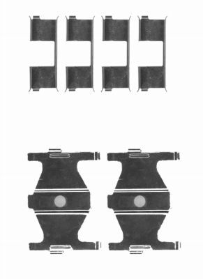 MINTEX Lisakomplekt, ketaspiduriklotsid MBA1754