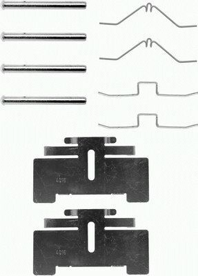 MINTEX Lisakomplekt, ketaspiduriklotsid MBA974