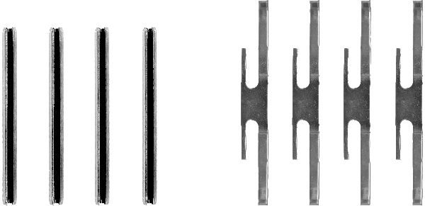 MINTEX Lisakomplekt, ketaspiduriklotsid MBA975