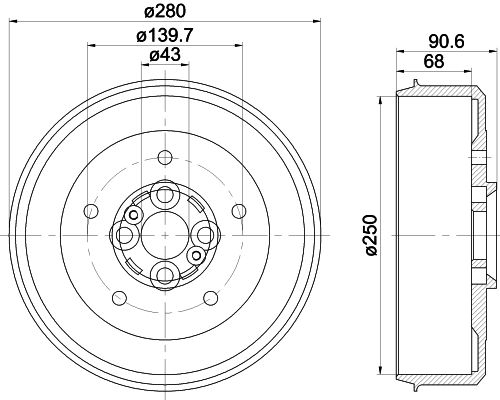 MINTEX Piduritrummel MBD278