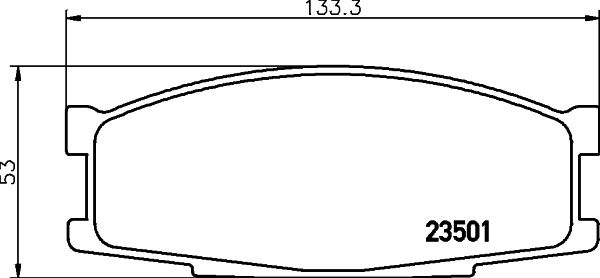 MINTEX Piduriklotsi komplekt,ketaspidur MDB1449