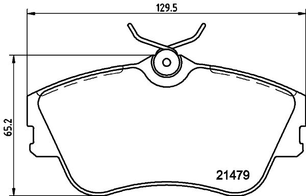 MINTEX Piduriklotsi komplekt,ketaspidur MDB1682