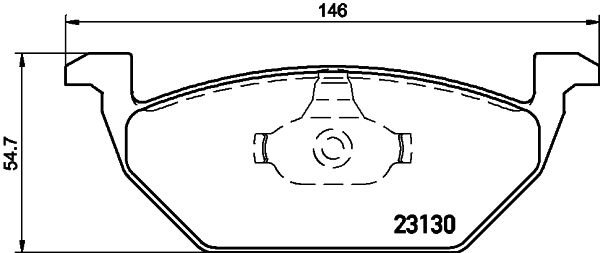 MINTEX Piduriklotsi komplekt,ketaspidur MDB1811