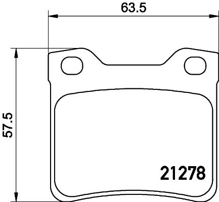 MINTEX Комплект тормозных колодок, дисковый тормоз MDB1834