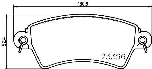 MINTEX Piduriklotsi komplekt,ketaspidur MDB2012