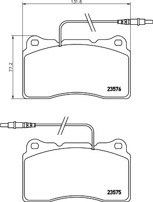 MINTEX Комплект тормозных колодок, дисковый тормоз MDB2089