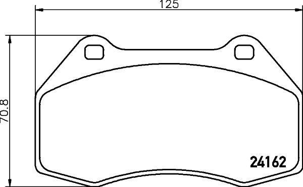 MINTEX Piduriklotsi komplekt,ketaspidur MDB2725