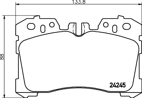 MINTEX Piduriklotsi komplekt,ketaspidur MDB2761