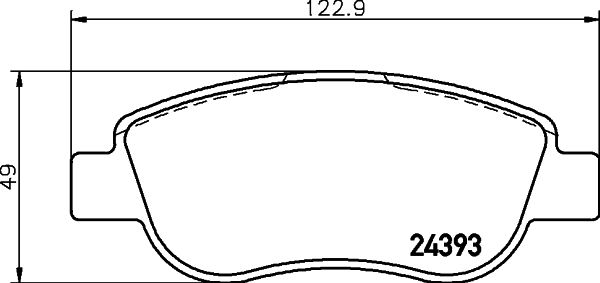 MINTEX Piduriklotsi komplekt,ketaspidur MDB2792