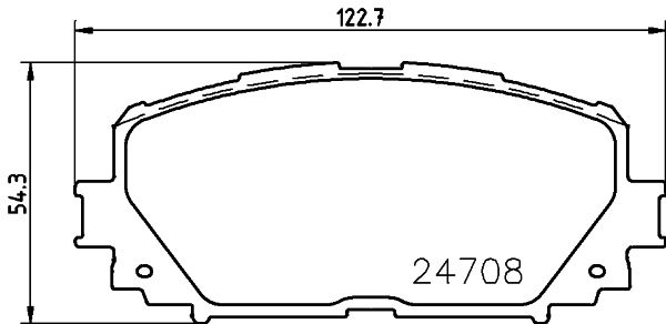 MINTEX Piduriklotsi komplekt,ketaspidur MDB2956