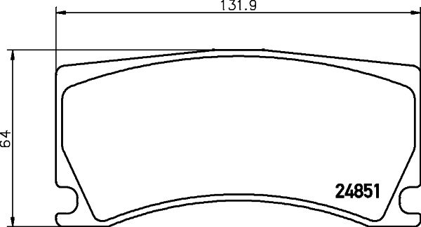 MINTEX Piduriklotsi komplekt,ketaspidur MDB2980