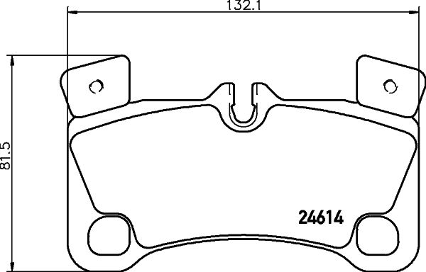 MINTEX Piduriklotsi komplekt,ketaspidur MDB3035