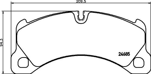 MINTEX Piduriklotsi komplekt,ketaspidur MDB3079