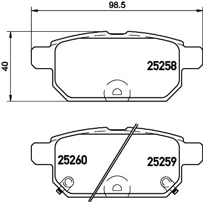 MINTEX Piduriklotsi komplekt,ketaspidur MDB3168