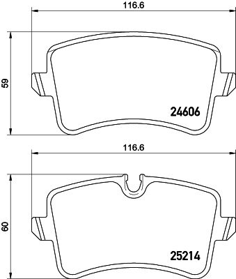 MINTEX Piduriklotsi komplekt,ketaspidur MDB3217