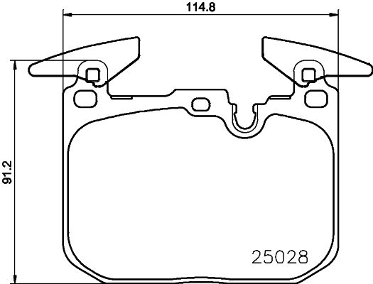 MINTEX Piduriklotsi komplekt,ketaspidur MDB3259