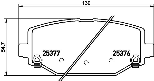 MINTEX Piduriklotsi komplekt,ketaspidur MDB3271