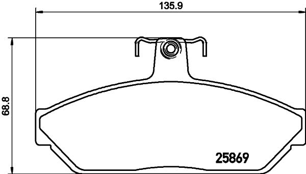 MINTEX Piduriklotsi komplekt,ketaspidur MDB3327